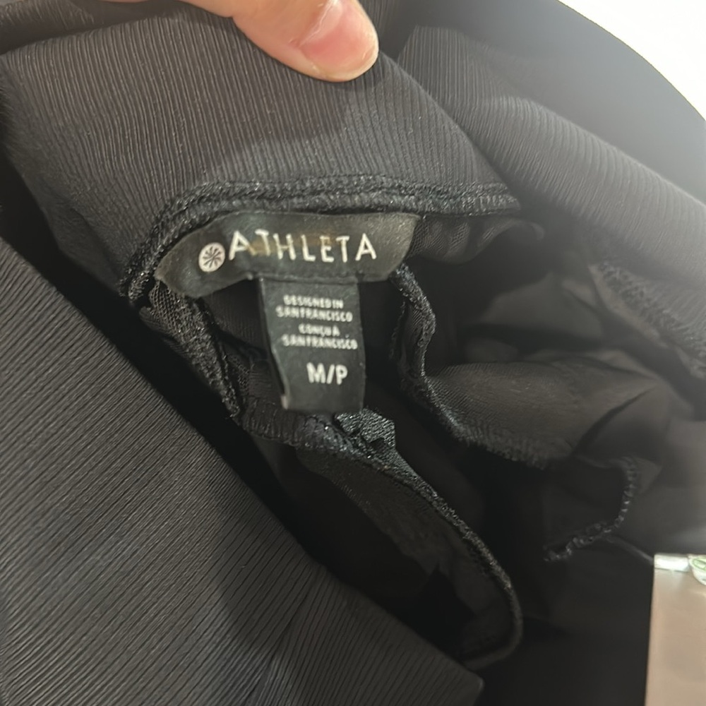 NWOT Athleta Venice Wide Leg || Black - Picture 7 of 9